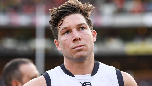 Toby Greene’s father was arrested after the Grand Final last weekend. Picture: Daniel Carson