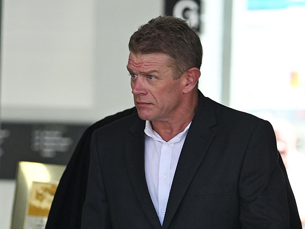 Andrew William Campbell leaves the Supreme Court in Brisbane. Picture: Lyndon Mechielsen/Courier Mail