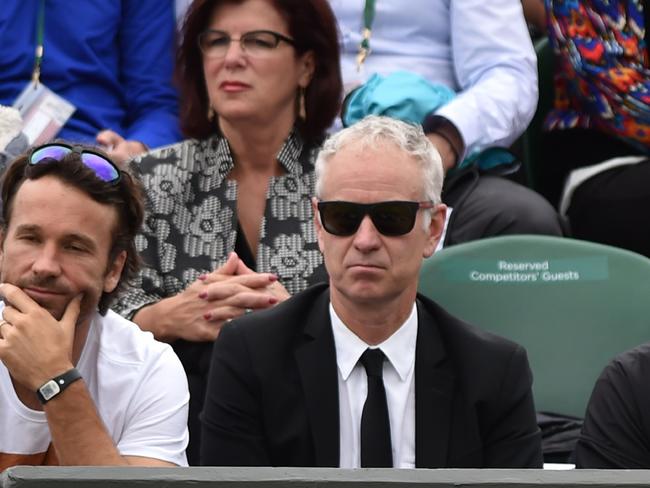 John McEnroe made light of the furore in a satirical skit for French television.