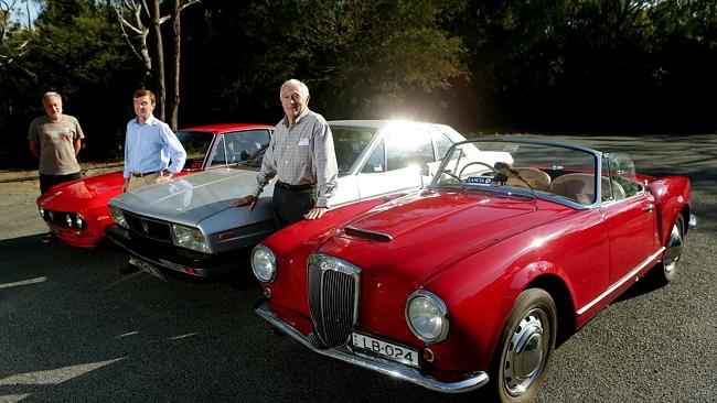 Lancia car owners chosen to show display for the opening of the Sydney ...