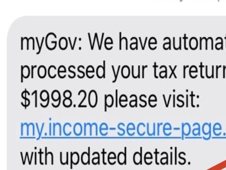 Australians are being warned about a scam as tax time nears. Picture: ACCC/Supplied