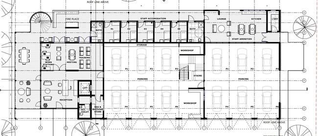 Plans are lodged to build an ‘Outdoor Tourism Hub’, a two-storey, 12 room accommodation on a vacant lot in Finch Hatton, west of Mackay. Photo: Contributed