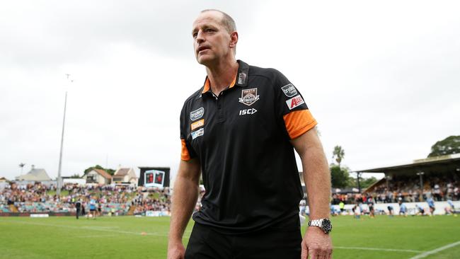 Wests Tigers coach Michael Maguire is off to a flying start at his new club. Picture: Getty Images