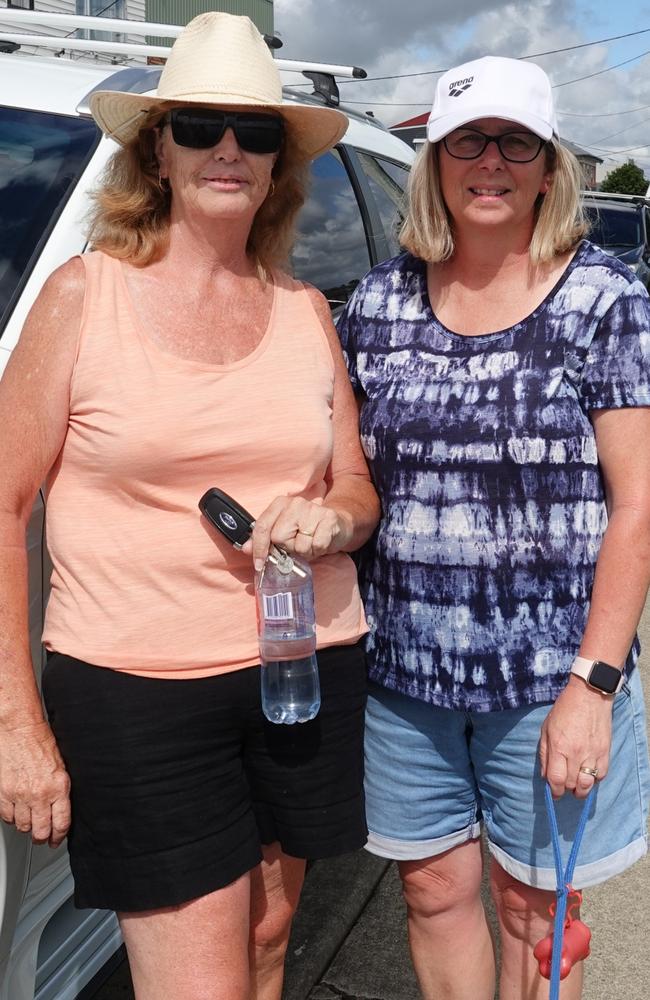 Maree Cole and Belinda Thompson from the Ocean Beach Surf Club, Central Coast. Picture: Chris Knight