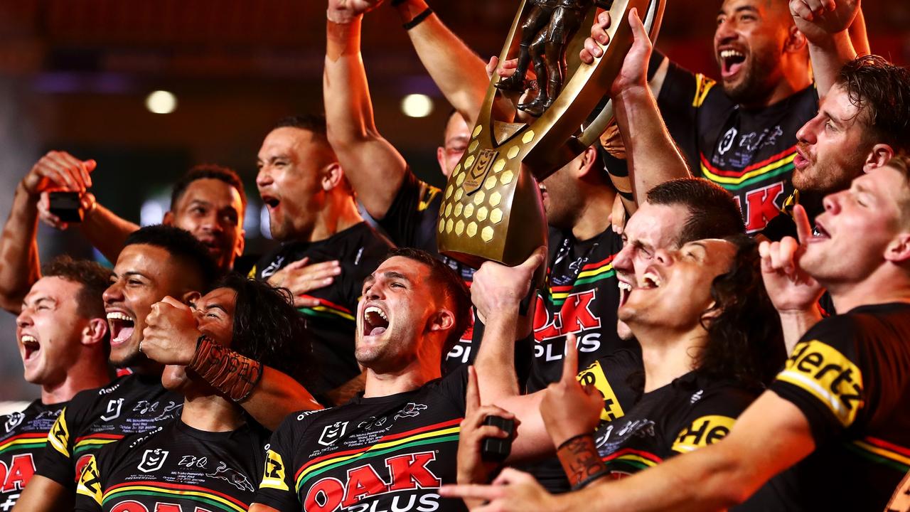 Grand final bonuses won’t tear apart the Panthers’ roster. Picture: Chris Hyde/Getty Images