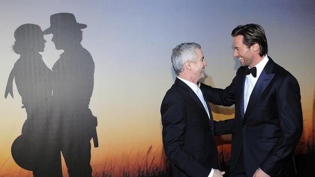 Director Baz Luhrmann and actor Hugh Jackman attend The Museum of Modern Art Film Benefit honouring Baz Luhrmann in New York.