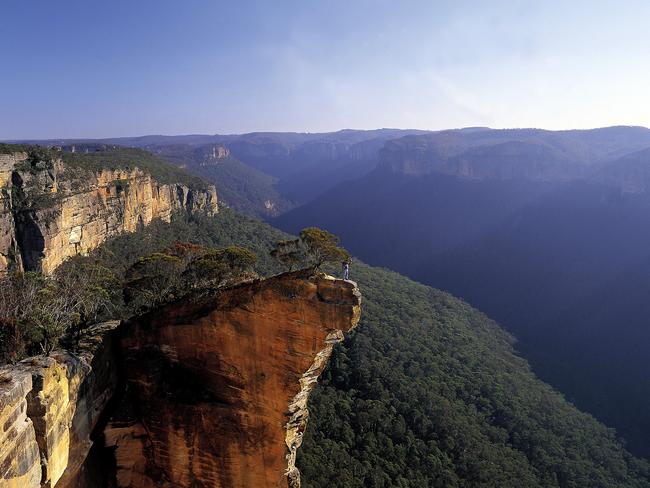 Blue Mountains was a popular choice for many tourists and Aussies to visit. Picture Tourism New South Wales.