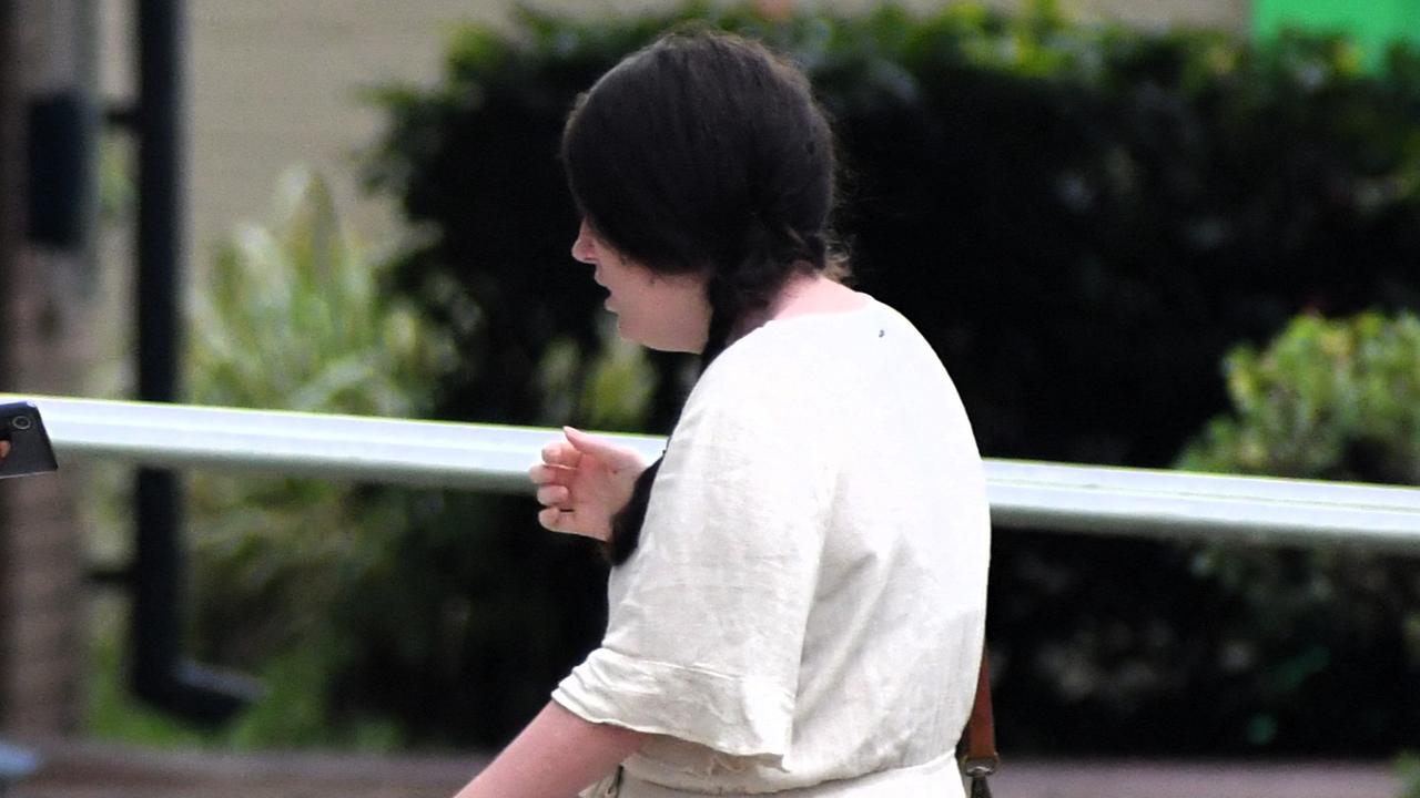 Ellen Delphine Thornhill outside the Ingham Magistrates Court. Picture: Cameron Bates