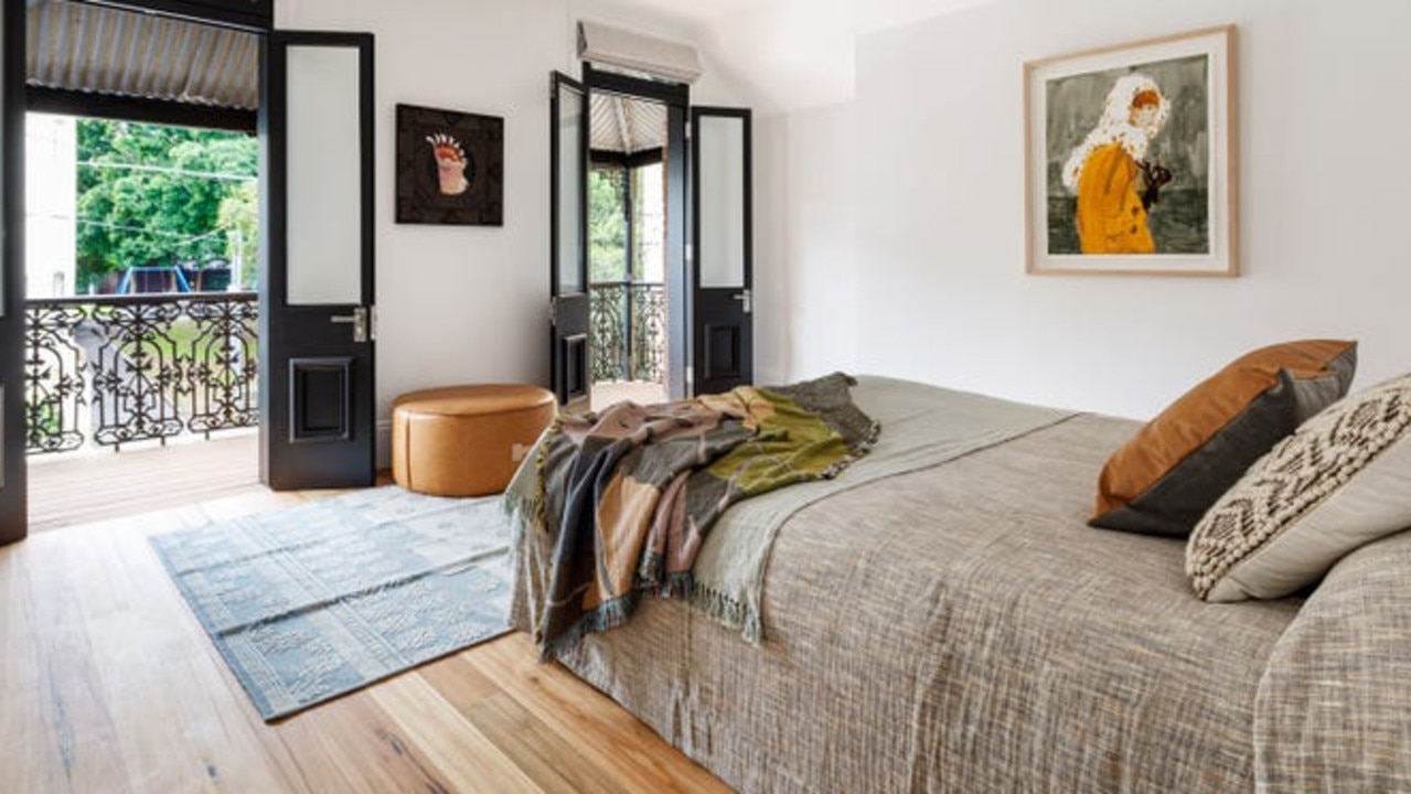 A bedroom that leads out to a balcony. Picture: realestate.com.au