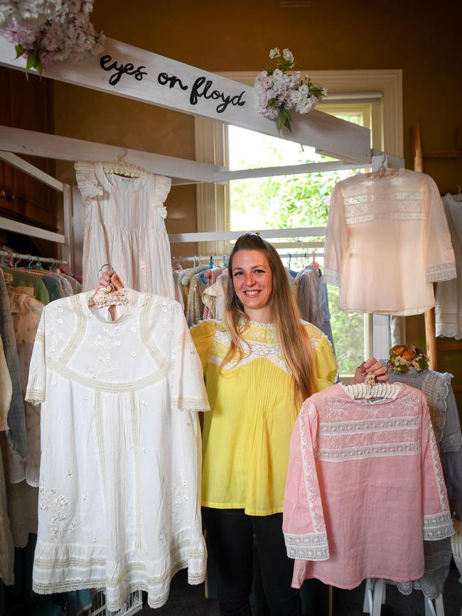 Wendy Trinet says her brand combines the best of Vintage Parisian chic and French Riviera style. Picture: Penny Stephens