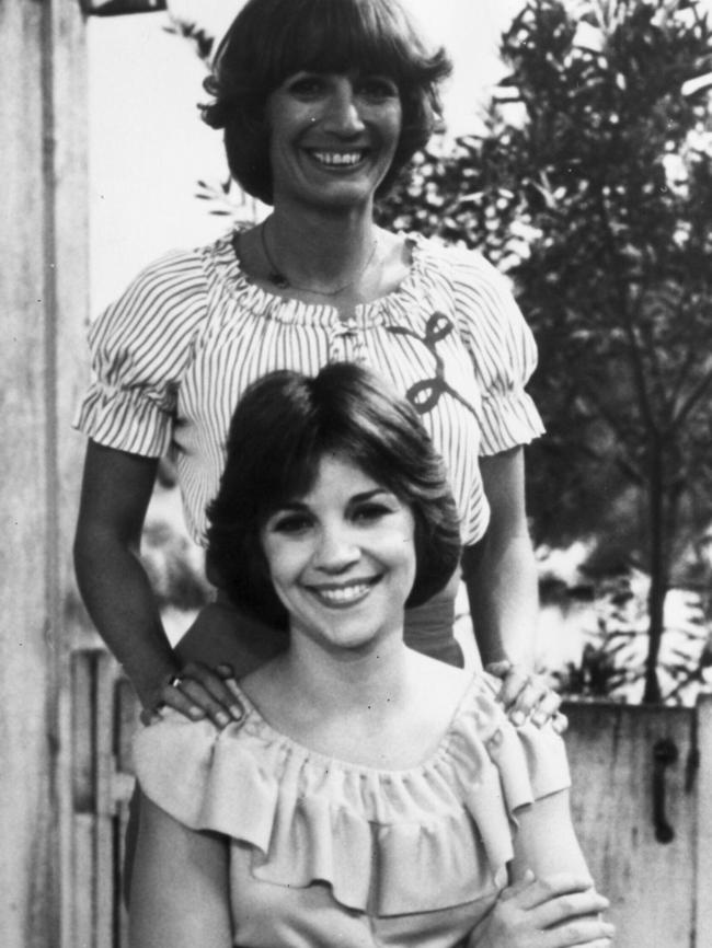 Cindy Williams of Laverne and Shirley fame with co-star Penny Marshall.