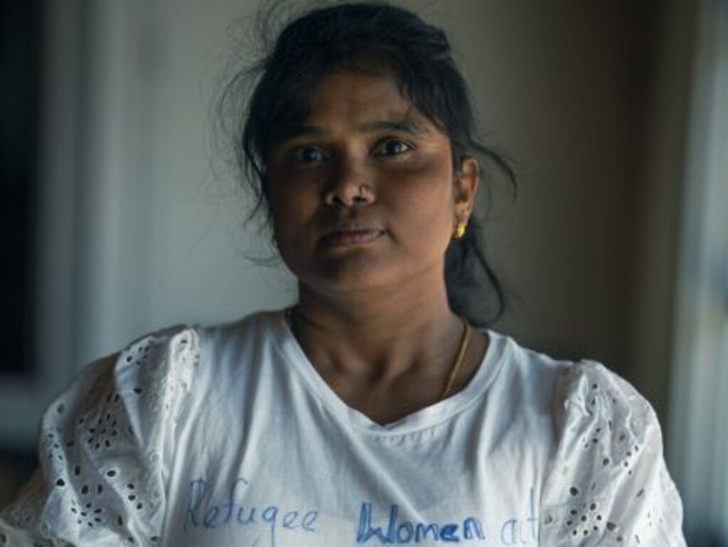 Ms Barlote fled persecution in Sri Lanka decades ago, seeking asylum here. Now, she fears for her family in Australia. Picture: Barat Ali Batoor/Supplied