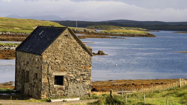 An abandoned house on Outer Hebrides, Scotland.