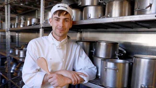 Dylan Cutmore, 23, is one of eight TAFE NSW Nepean students to receive a scholarship from The Rotary Club of Penrith. Pictures: Angelo Velardo