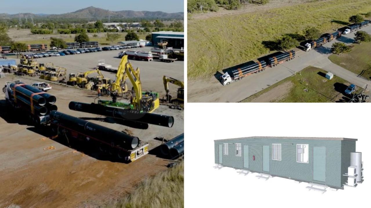 First pipes delivered for Fitzroy Gladstone Pipeline and plans for workers camp at Gracemere.