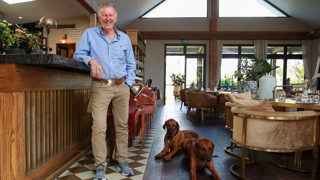 Singleton at his Central Coast restaurant, Saddles, can expect lots of broth and lemon water while at The Pearl. Picture: Justin Lloyd