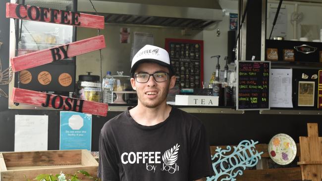 Joshua Poole, 23, owner of Coffee By Josh. Picture: Jessica Baker