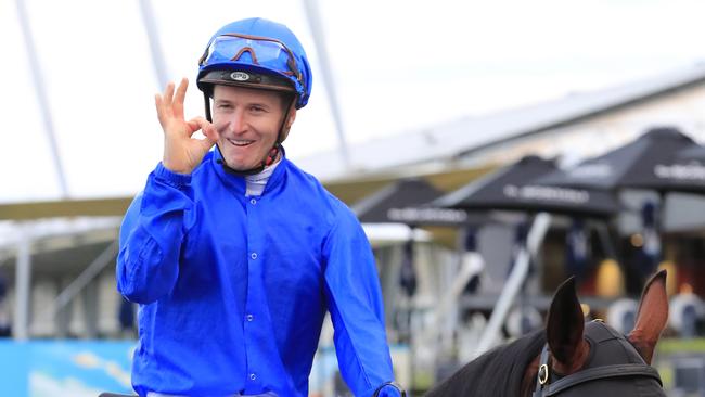 James McDonald rode a treble at Rosehill Gardens. Picture: AAP