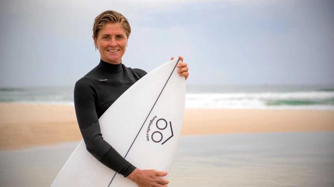 SURF VETERAN: Lennox Head surfer Jodie Cooper showed she has what it takes with a strong fifth place in the women;s event at the recent World Masters surfing event in Portugal. Picture: Supplied