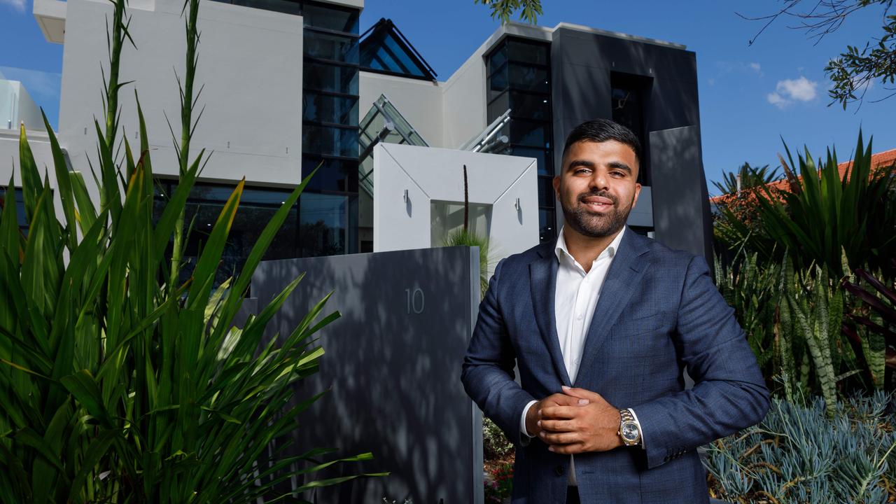 Tarun Sethi, 26, has become one of Sydney’s top agents. Picture by Max Mason-Hubers