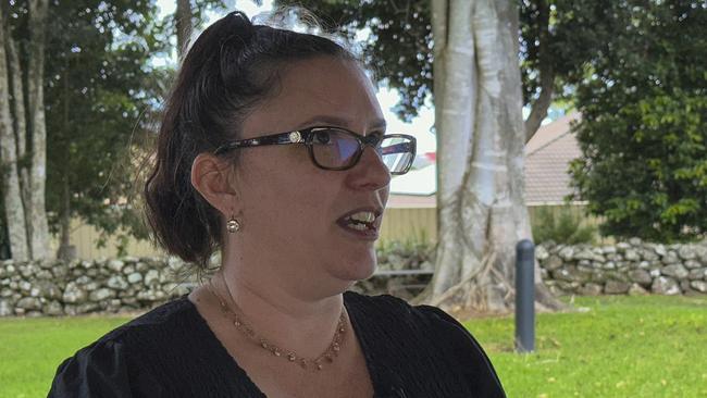 East Lismore flood victim Kate Olivieri slammed the insurance industry. She told the committee she is still in the lurch after more than two years.