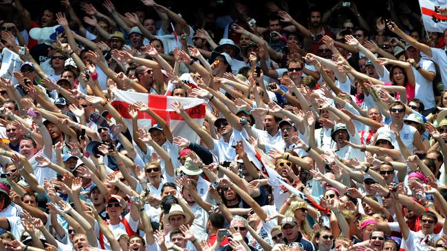 England's Barmy Army is always well received on Australian soil.