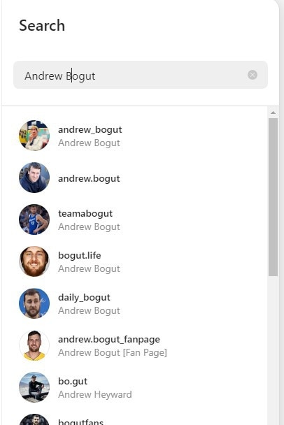 Australian basketball star Andrew Bogut has been shadow-banned on Instagram.