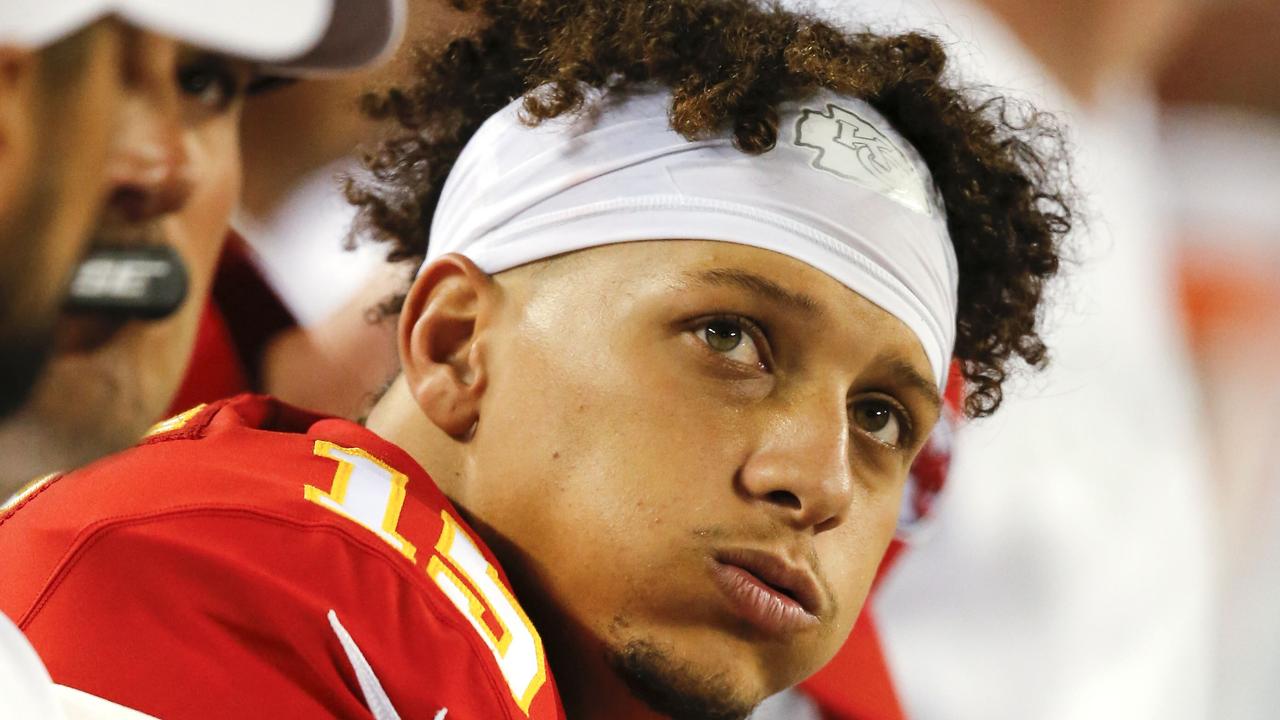 Patrick Mahomes lost two of his best protectors. David Eulitt/Getty Images/AFP