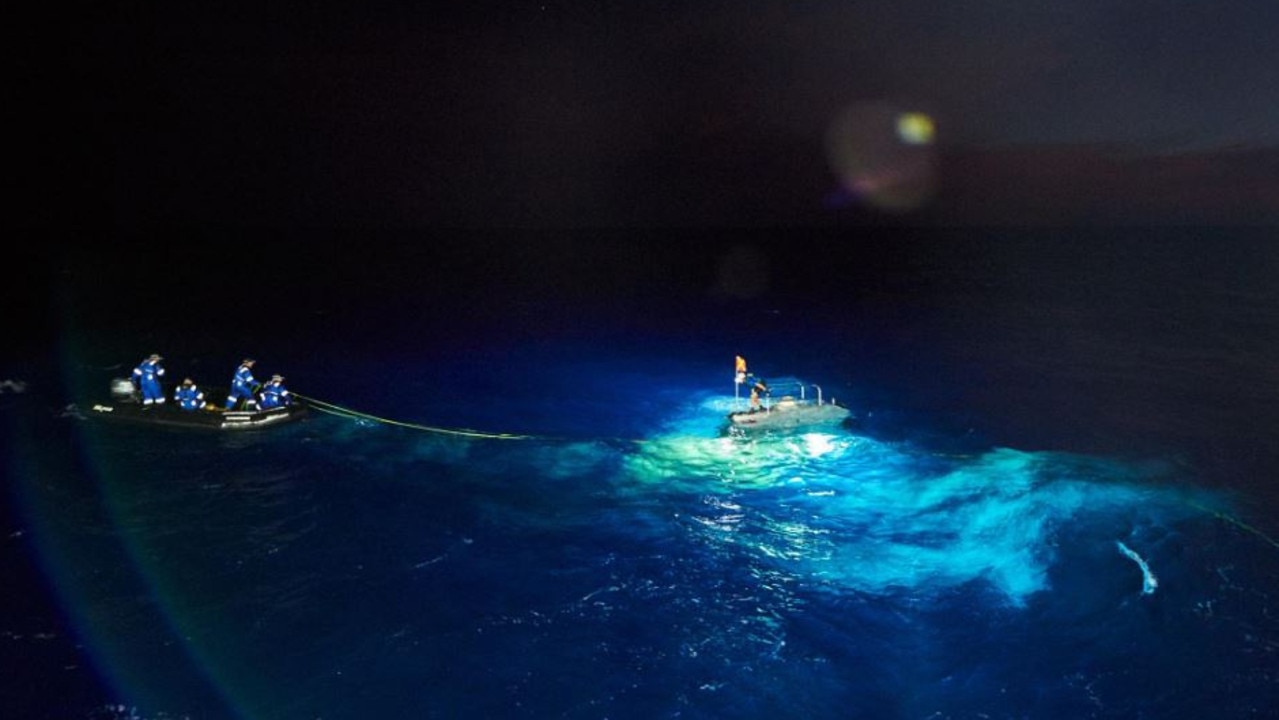 The Five Deeps dive to Challenger Deep in the Pacific Ocean broke a new record. Picture: Discovery Channel/Deep Planet