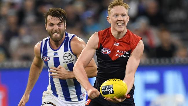 Clayton Oliver has been a revelation for Melbourne this year.