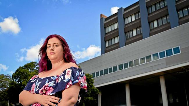 Rachael Betteridge-Lucky was given a parking fine at Ipswich Hospital while giving birth to her daughter Clara Lofgren. Picture: Cordell Richardson