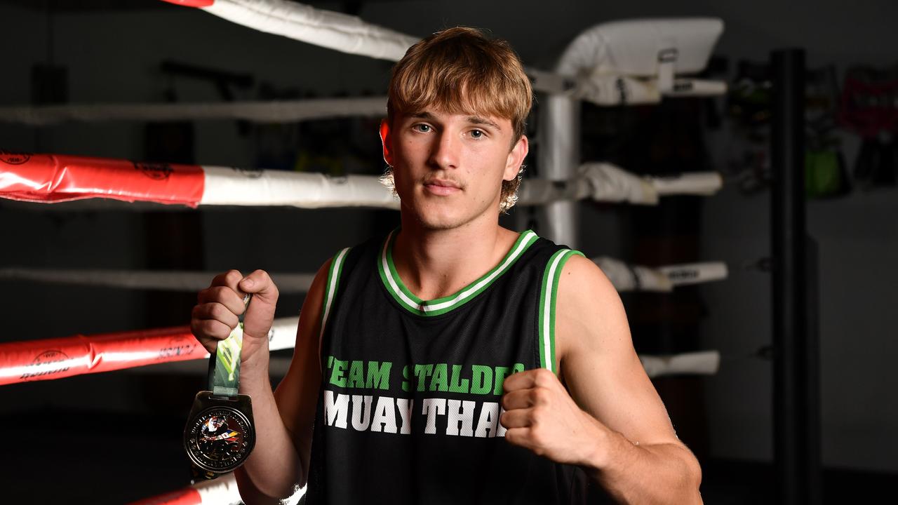 Fighter Dre Stalder of Stalder Muay Thai. Picture: Patrick Woods.