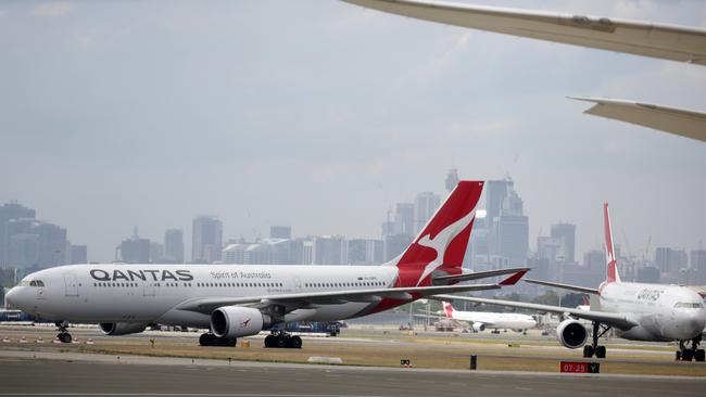 The Sydney to Melbourne air route is considered one of the most lucrative in the world, but during COVID-19 passenger rates have dropped by 91 per cent. Picture: NCA NewsWire/Christian Gilles