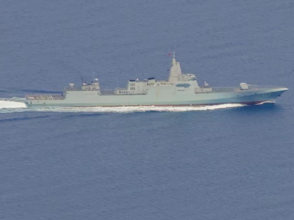 Australia was put on high alert in February when three Chinese navy vessels navigated down the east coast.