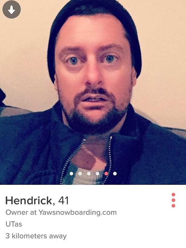 Hartland on Tinder. Picture: Tinder