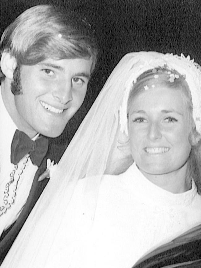 Chris and Lynette Dawson on their wedding day.