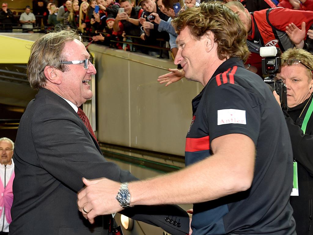 Kevin Sheedy has long been an advocate for Hird’s return to club land. Picture: AAP