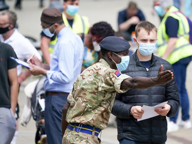 The Delta variant has surged in the UK. Picture: Getty Images