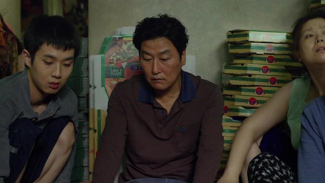 Kang-ho Song, centre, in a scene from Parasite.