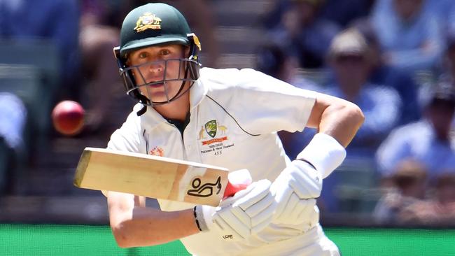 Australian batsman Marnus Labuschagne put on another half century in tough conditions at the MCG.