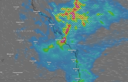 The weather system is set to track southward from Monday. Photo: Windy