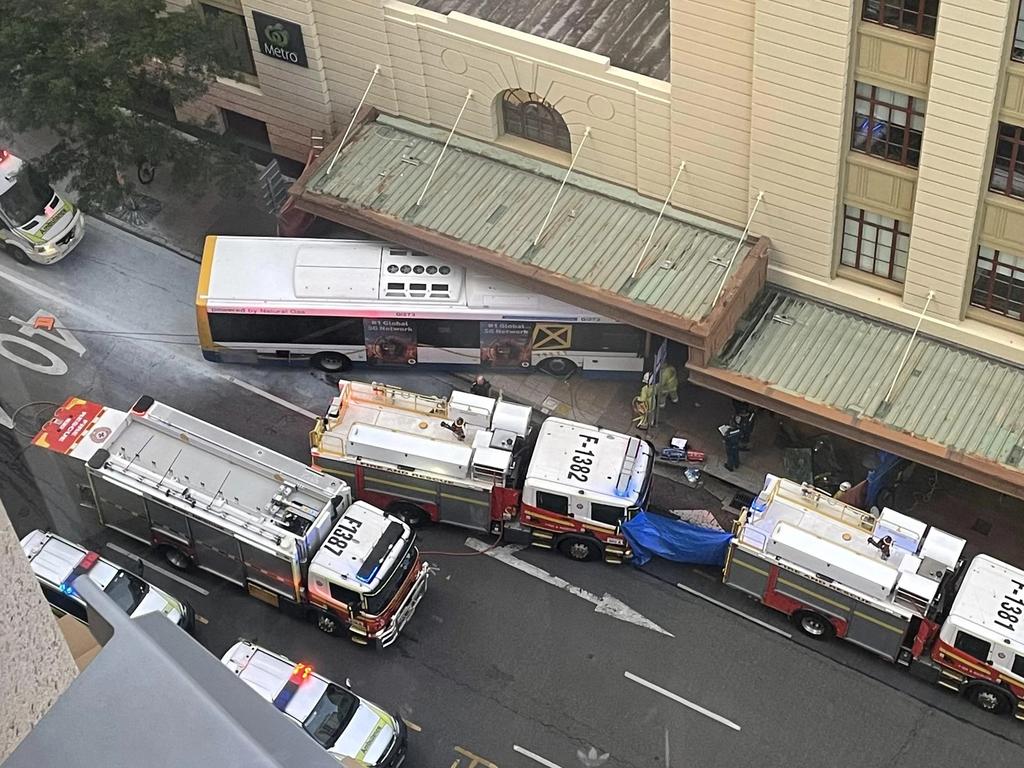 The scene of the incident from above. Picture: Abraham FK via Reddit