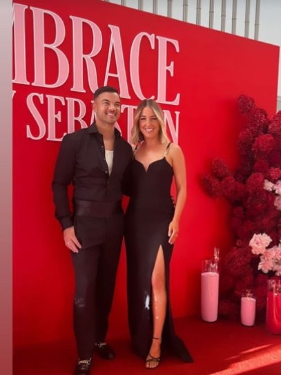 He and his wife Jules launched the feminine fragrance at a soiree on Wednesday night. Picture: Instagram