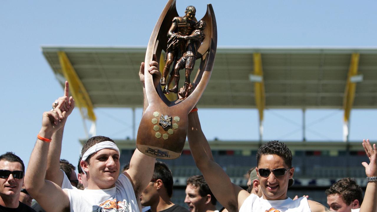 The club greats delivered Wests Tigers the 2005 premiership.