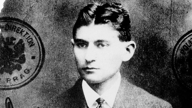 Franz Kafka was scarred by his father’s cruelty. Picture: Alamy