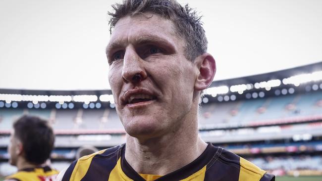 Ben McEvoy is back on the field after a horror neck injury. Picture: Getty Images