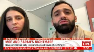 Moe and Sarah Haidar are being kept from seeing their infant by Queensland health bureaucrats