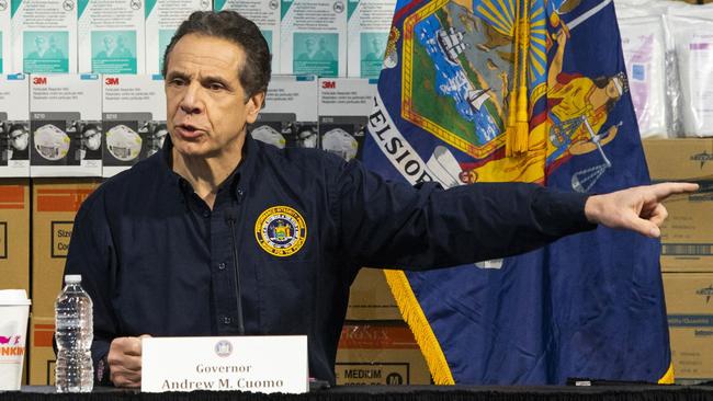 New York Governor Andrew Cuomo. Picture: AFP