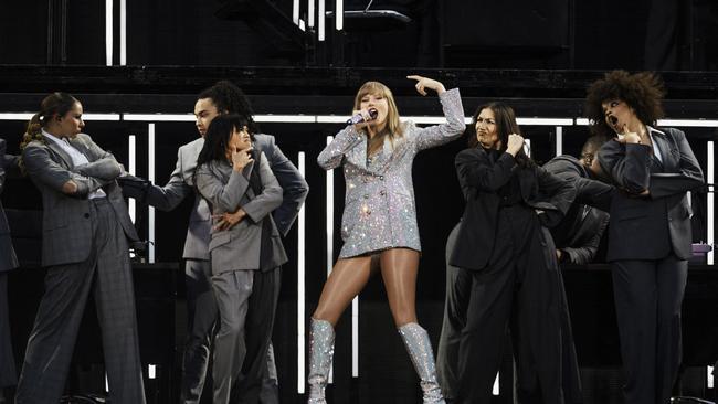 Taylor Swift performs this week. Picture: ANDRE DIAS NOBRE / AFP