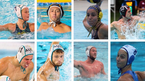 Some of the stars and standouts of the Australian water polo league